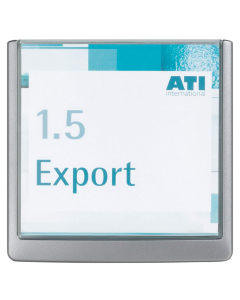 Photo Plaque de porte grise - Click Sign - 149 x 148,5 mm DURABLE 4862-37