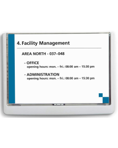 Photo Plaque de porte Blanc Click Sign - 210 x 148,5 mm DURABLE 4866-02