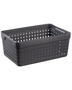 Photo Corbeille de Rangement - 158 x 238 x 100 mm - Noir PLAST TEAM Seoul Organizer XL