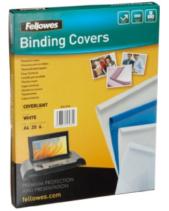 Photo FELLOWES 5379701 Chemise pour thermoreliure A4 - 9-32 feuilles - Blanc