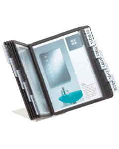 Photo Pupitre de présentation avec socle - A5 : DURABLE VARIO Lot de 10