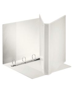 Photo Classeur personnalisable avec 3 Pochettes - Blanc - 4 anneaux de 20 mm : ESSELTE
