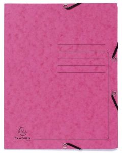 Photo Chemise imprimée à élastiques - 3 rabats - Rose EXACOMPTA