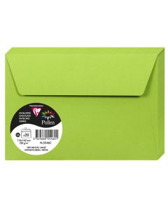 Photo Enveloppe POLLEN Vert Menthe Format  114 x 162 mm 5546C