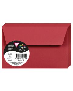 Photo Enveloppe POLLEN Rouge Groseille Format  90 x 140 mm 5581C