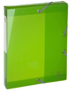Photo Boîte de classement à élastiques - Dos 40 mm - Vert Anis EXACOMPTA Iderama Image