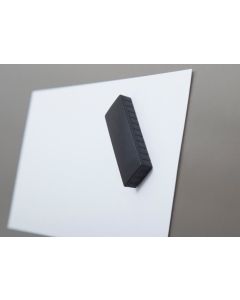 Photo MAUL : Lot de 10 aimants rectangulaires - 54 x 19 mm - Noir