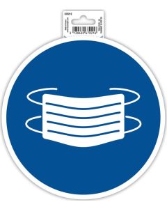 Photo Panneau adhésif - Masque obligatoire - Bleu EXACOMPTA