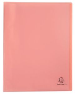 Photo Protège-Documents de 80 Vues - Corail EXACOMPTA Chromaline Pastel