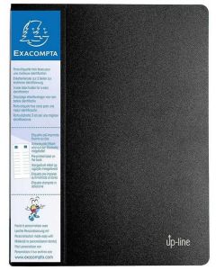 Protège-Documents 120 Vues Noir EXACOMPTA Opaque Up Line