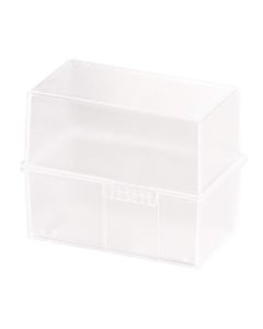 Photo Boite pour fiches en plastique - Format A6 - Blanc translucide : HAN 976-63 