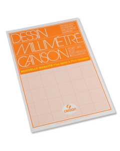 Photo CANSON 200067109 : 50 feuilles de papier millimétré - A3