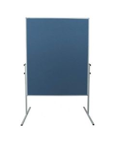 Photo Tableau de présentation mobile en feutrine - Bleu - 1200 x 1500 mm : FRANKEN XtraLine