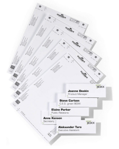 Photo DURABLE 4850-02 50 étiquettes pour plaque de porte - 149 x 52,5 mm