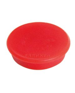 Photo Lot de 10 Aimants ronds - 32 mm - Rouge : FRANKEN