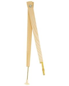 Photo Compas en bois pour tableau à craie - Avec ventouse WONDAY