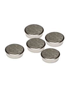 Photo Aimants ronds - 30 mm - Chrome FRANKEN HM30CR/5 Lot de 5