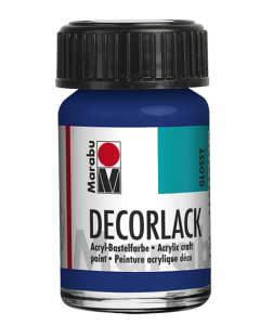 Photo MARABU : Vernis acrylique - Decorlack - 15 ml - Bleu moyen