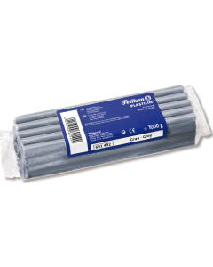 Photo PELIKAN : Pâte à modeler - Plastilin 1 Kg - Gris - 601392