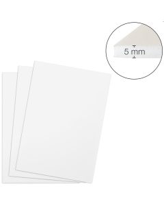 Photo TRANSOTYPE : Lot de 25 plaques de mousse - 700 x 1000 mm - Blanc 38007 détails