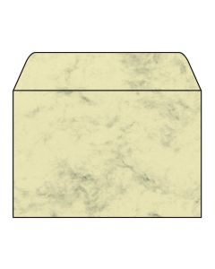 SIGEL DU011 : Lot de 25 enveloppes marbrées - 114 x 162 mm - Beige