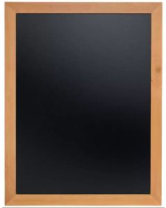 Ardoise murale - Cadre en bois couleur Teck - 600 x 800 mm SECURIT Universal Image