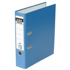 Classeur à levier - Dos 80 mm - Bleu : ELBA Rado Brillant Photo