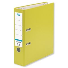 Classeur à levier - Dos 80 mm - Jaune ELBA Smart Pro