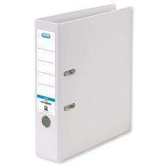 Classeur à levier en PP - Dos 80 mm - Blanc : ELBA Smart Pro+ Image