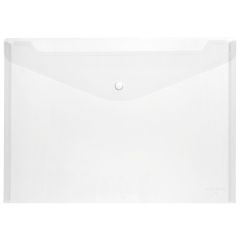 Pochette Enveloppe A4 bouton-pression - Transparente HERLITZ