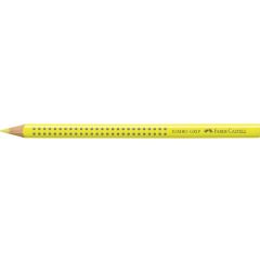 Crayon de couleur Jumbo GRIP - Jaune Clair Transparent : FABER CASTELL Visuel