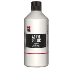 Peinture Acrylique - 500 ml - Blanc MARABU Acryl Color