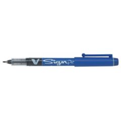 Stylo feutre V Sign Pen - Bleu : PILOT Visuel