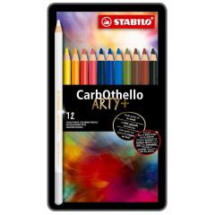 Photo Crayons pastel - assortiment 12 couleurs  : STABILO 1412-6