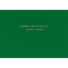 Elve 14172 Registre Bijoutier Achats/Ventes OR Livre de police métaux précieux