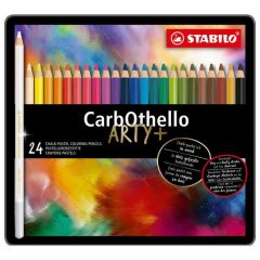 Crayons pastel - assortiment 24 couleurs STABILO