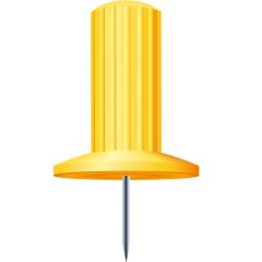 Boite de 25 punaises - Jaune (Exacompta Papic 14903E : Fourniture de bureau) exemple