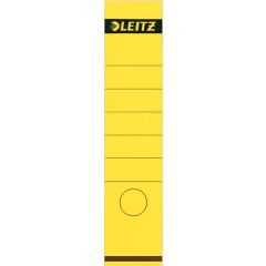 Photo Etiquettes Dos de classeur - 61 x 285 mm - Jaune : LEITZ Lot de 100 - 1640-10-15