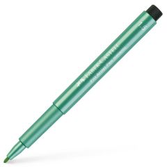 Stylo à encre de chine PITT artist pen - Vert métallique - 1,5 mm : FABER CASTELL Visuel