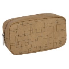 Trousse - Brun Motifs Géométriques : EXACOMPTA Eterneco image