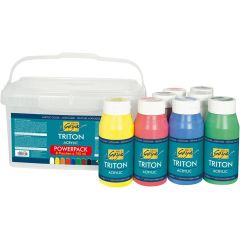 Boite de peinture acrylique Triton Acryl Basic - 750 ml - Assortiment : KREUL Modèle