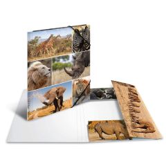 Chemise à rabats à motifs - A4 : HERMA Animaux d'Afrique (19214) exemple