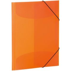 Chemise à élastiques A4 en PP translucide - Orange : HERMA Modèle