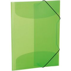 Chemise à élastiques A4 en PP translucide - Vert clair : HERMA Modèle