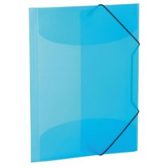 Chemise à élastiques A3 en PP translucide - Bleu clair HERMA image