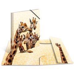 Chemise à élastiques A4 Motif Girafes : HERMA image