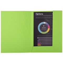 Chemises à 2 rabats ROCK'S 210 - Vert EXACOMPTA Lot de 50