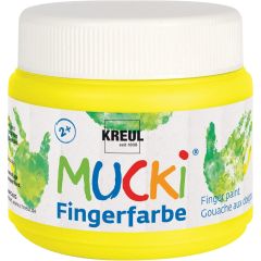 Gouache aux Doigts MUCKI - 150 ml - Jaune : KREUL Visuel