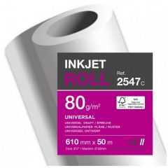 Papier pour Traceur jet d'encre - 610 mm x 50 m : CLAIREFONTAINE Visuel