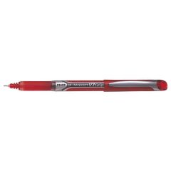 Stylo à capuchon roller à encre infalsifiable - Rouge : PILOT Hi-Tecpoint V7 Grip Visuel